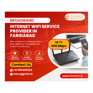 Best Broadband Internet WiFi Service Provider in Faridabad for Superfast Connectivity