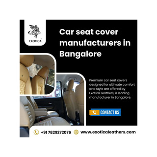 Car seat covers manufacturers in Bangalore | Genuine leather car seat covers