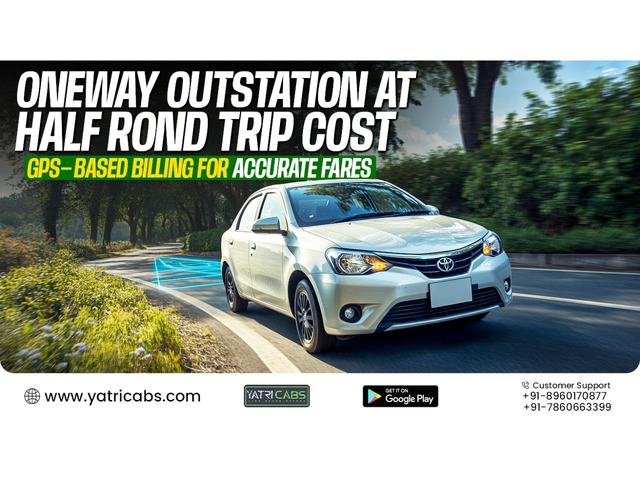Book Your One Way Cab or Taxi @ 50% | No Return Fare | Yatri Car Rental