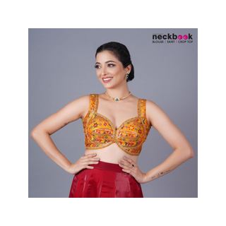 Buy Stylish Deep Neck Blouses Online – Latest Fashion Picks