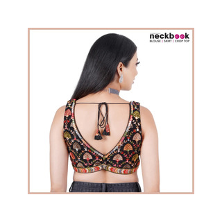 Shop Deep Neck Readymade Blouses Online – Trendy Styles