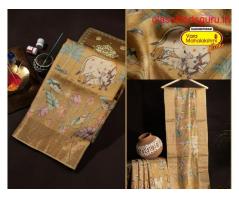 Shop for Pure Tussar Silk Sarees Online in India