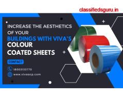 Increase the Aesthetics of Your Buildings with Viva’s Colour Coated Sheets