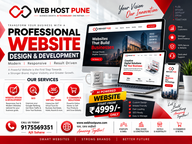 AI-Powered Website Design & Development in Pune – Starting ₹4,999 - 2/3