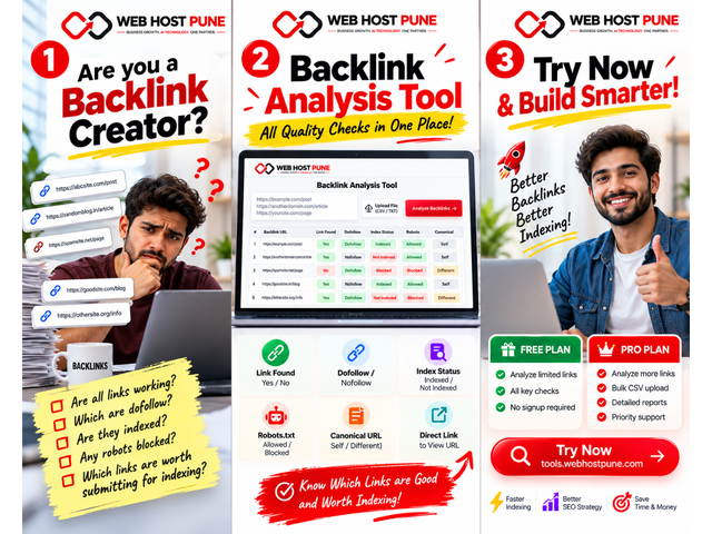 Backlink Analysis Tool – Check Your Backlinks Before Indexing | Free Pro