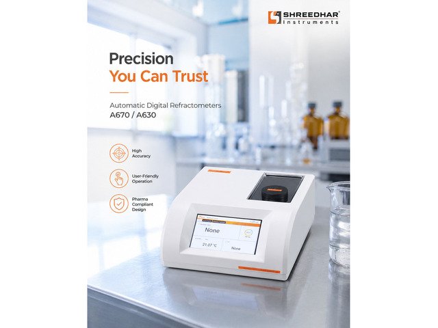 Digital Refractometers for Pharmaceuticals: Features and Applications