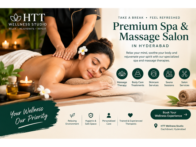 Premium Spa & Massage Salon in Hyderabad