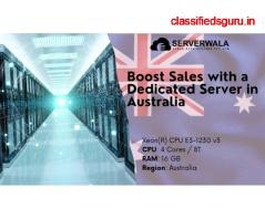 Boost Sales with a Dedicated Server in Australia with Serverwala