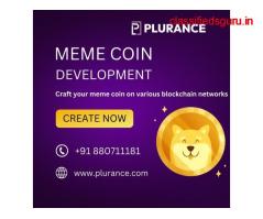 Develop your meme coin with plurance's smart services