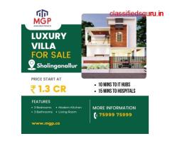 Independent Villas for Sale in Sholinganallur - MGP Lakshmika