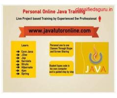 Private Online Java Training By 15 Yrs Exp-Learn Java,J2ee,Spring,Hibernate
